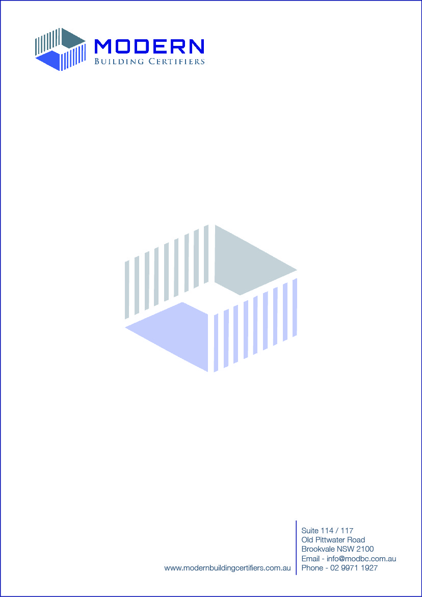 Letterhead Design by D M  for Modern Building Certifiers | Design #2787706