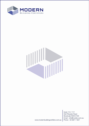 Diseño de Membrete por D M  para Modern Building Certifiers | Diseño: #2787706