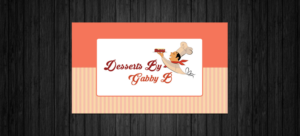 Desserts By Gabby B | Business Card Design by Sandaruwan