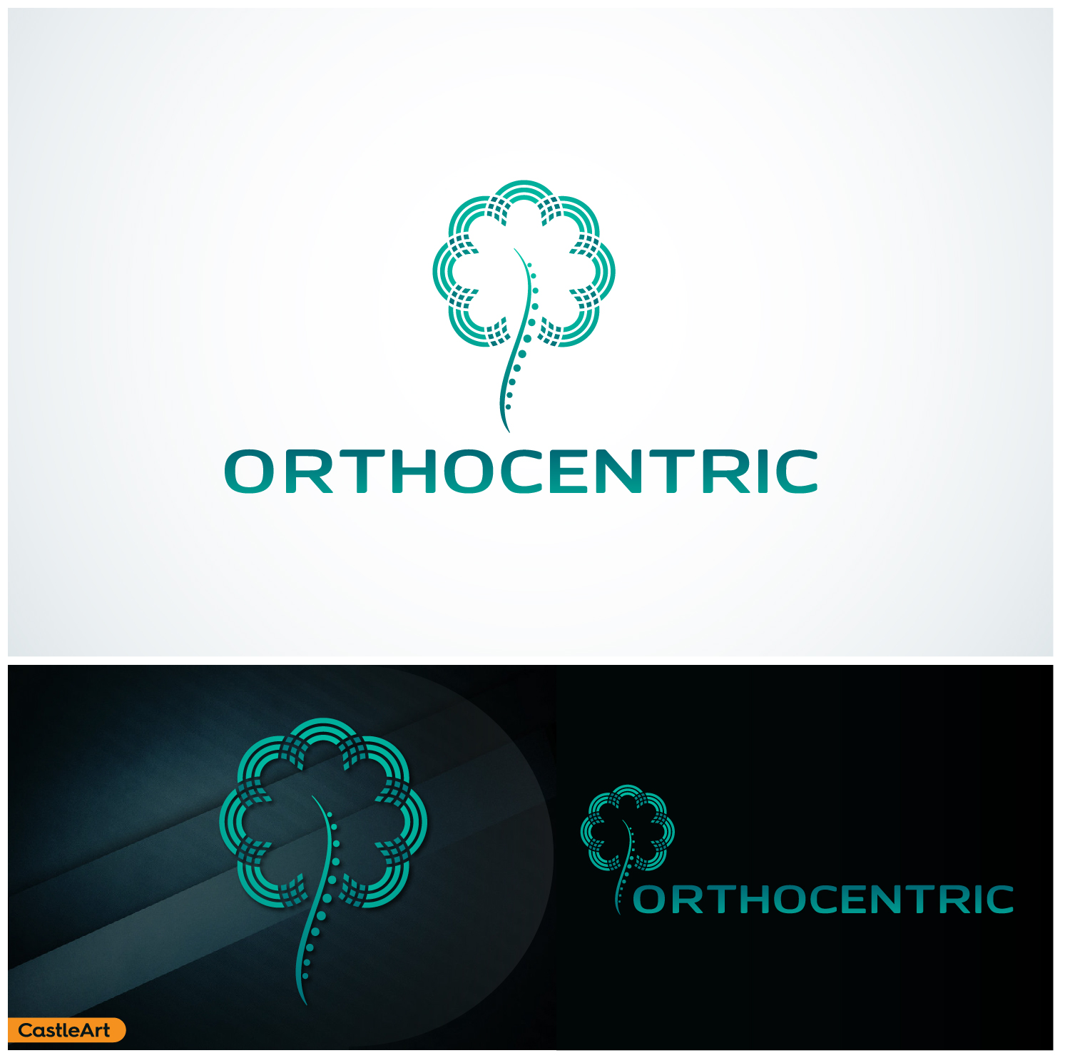 Diseño de Logo por CastleArt para OrthoCentric | Diseño #18043012