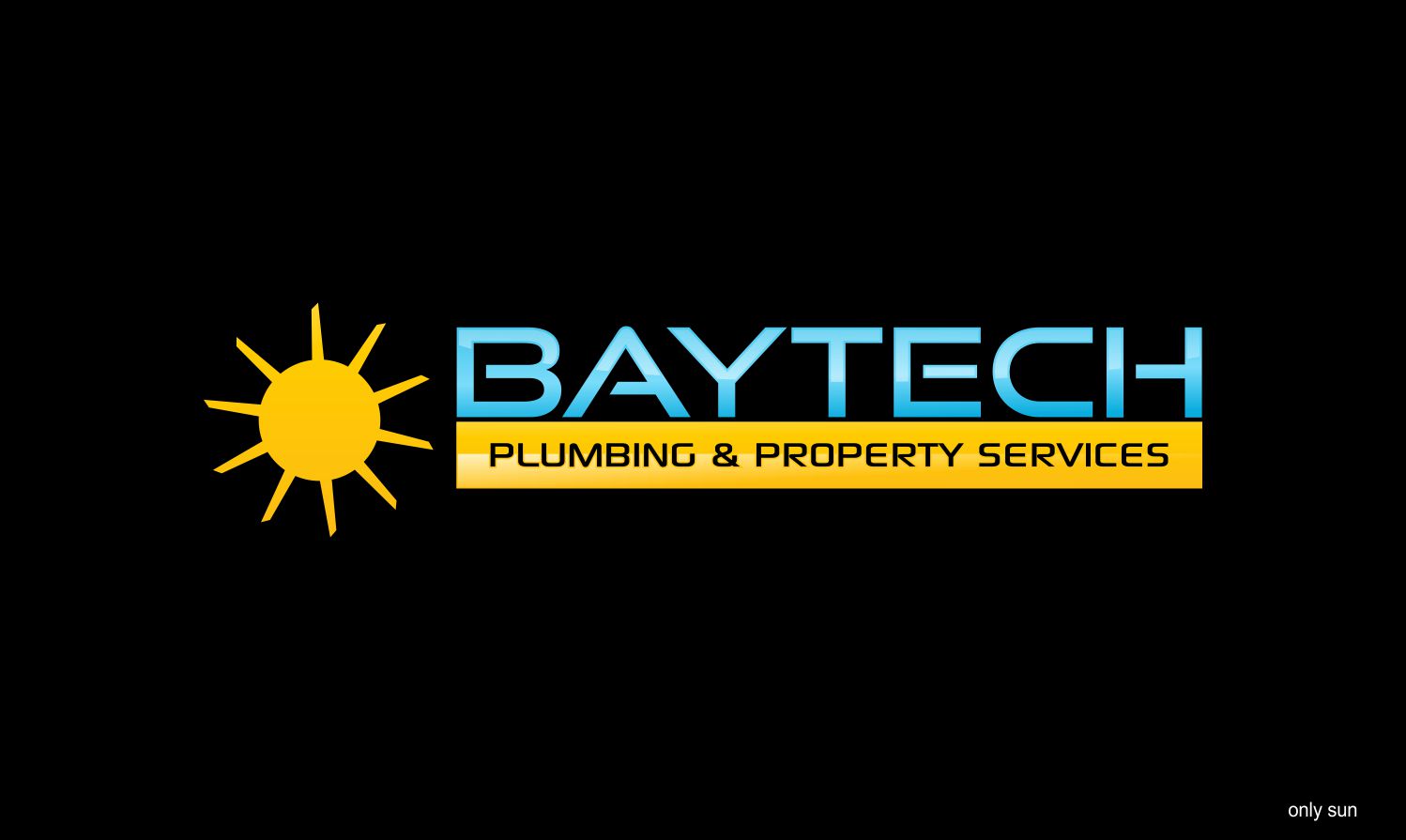 Logo-Design von Sarah Graphic für Baytech Plumbing & Property services  | Design #18074098