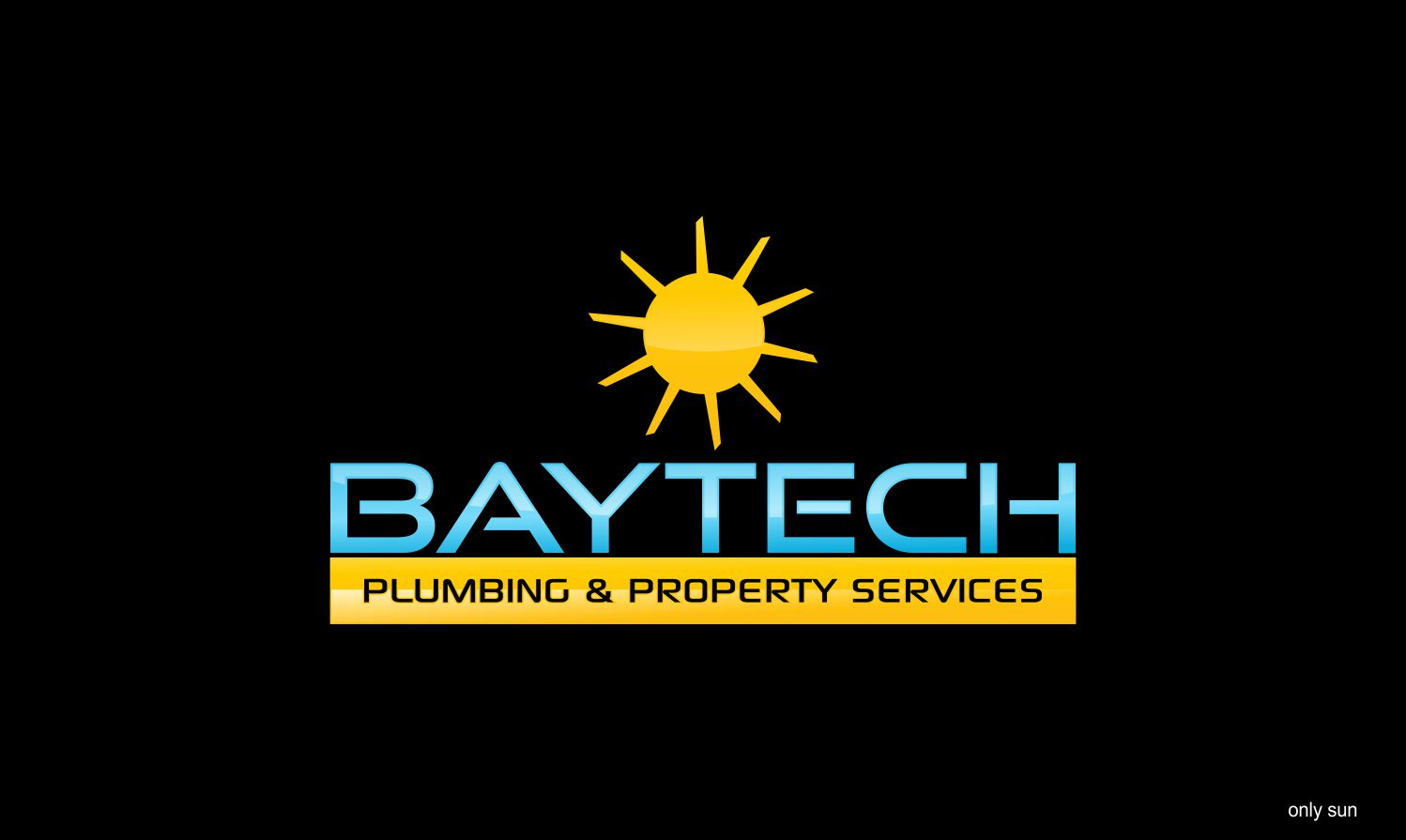 Logo-Design von Sarah Graphic für Baytech Plumbing & Property services  | Design #18074102