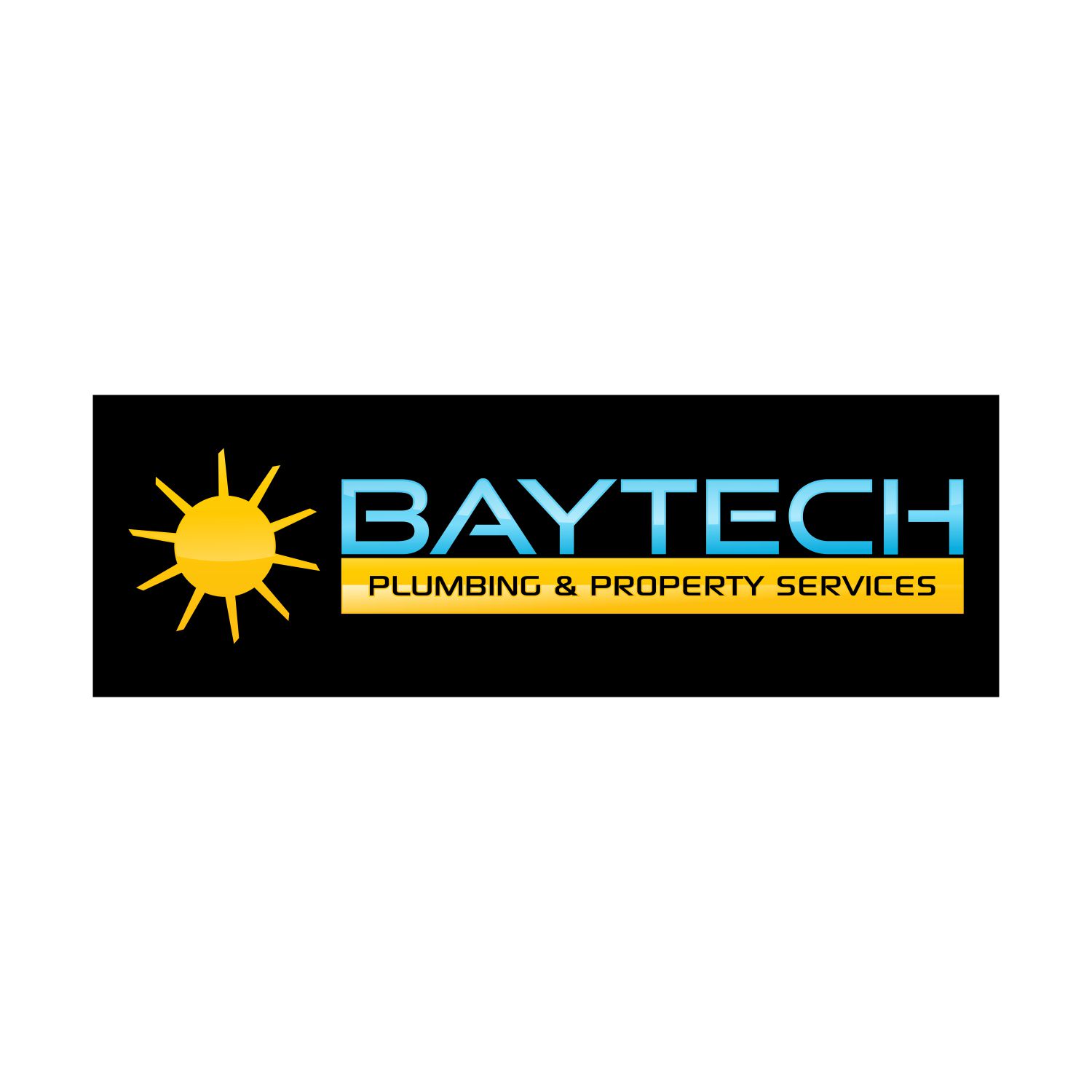 Logo Design by Sarah Graphic for Baytech Plumbing & Property services  | Design #18074174