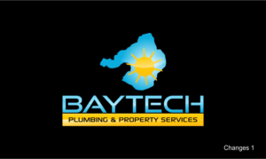 Logo-Design von Sarah Graphic für Baytech Plumbing & Property services  | Design: #18143328