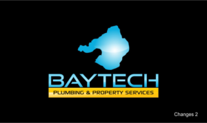 Logo-Design von Sarah Graphic für Baytech Plumbing & Property services  | Design: #18143329