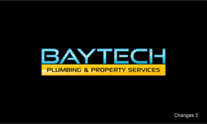 Logo-Design von Sarah Graphic für Baytech Plumbing & Property services  | Design: #18143330