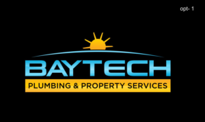 Logo-Design von Sarah Graphic für Baytech Plumbing & Property services  | Design: #18197902