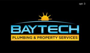 Logo-Design von Sarah Graphic für Baytech Plumbing & Property services  | Design: #18197905