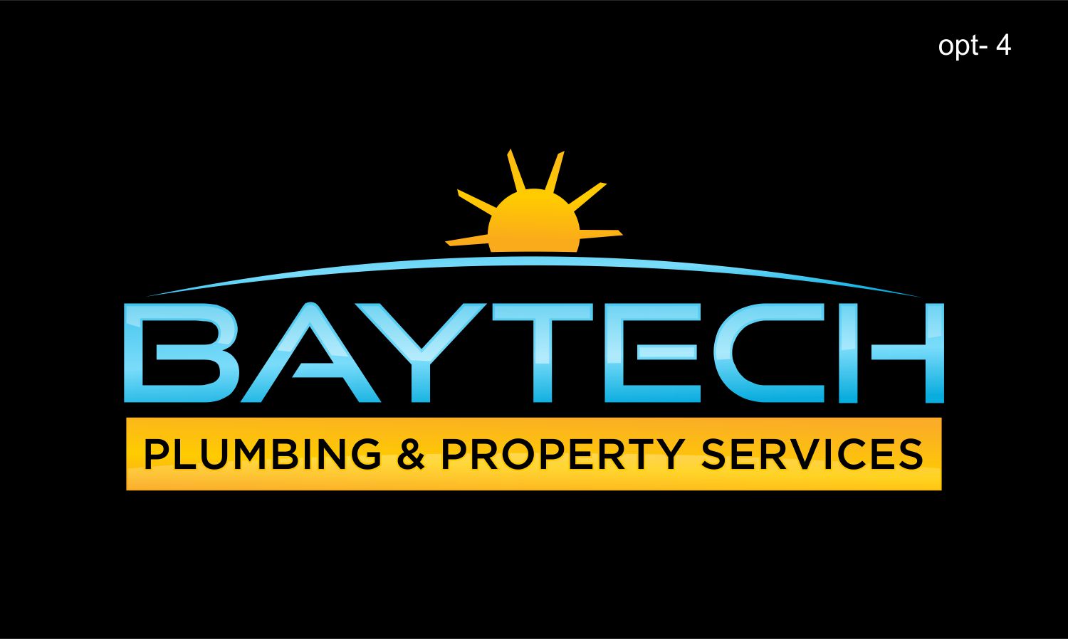 Logo-Design von Sarah Graphic für Baytech Plumbing & Property services  | Design #18197906