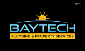 Logo-Design von Sarah Graphic für Baytech Plumbing & Property services  | Design: #18197906