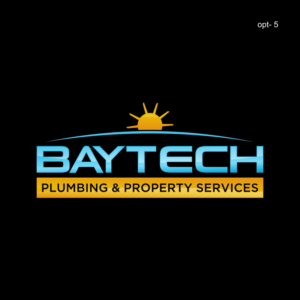 Logo-Design von Sarah Graphic für Baytech Plumbing & Property services  | Design: #18197921