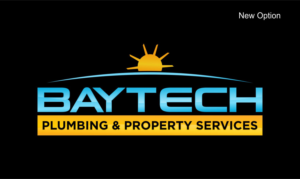 Logo-Design von Sarah Graphic für Baytech Plumbing & Property services  | Design: #18407726