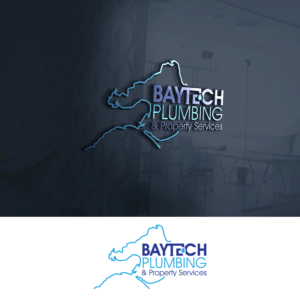 Logo-Design von Maxo-Biz für Baytech Plumbing & Property services  | Design: #18040068