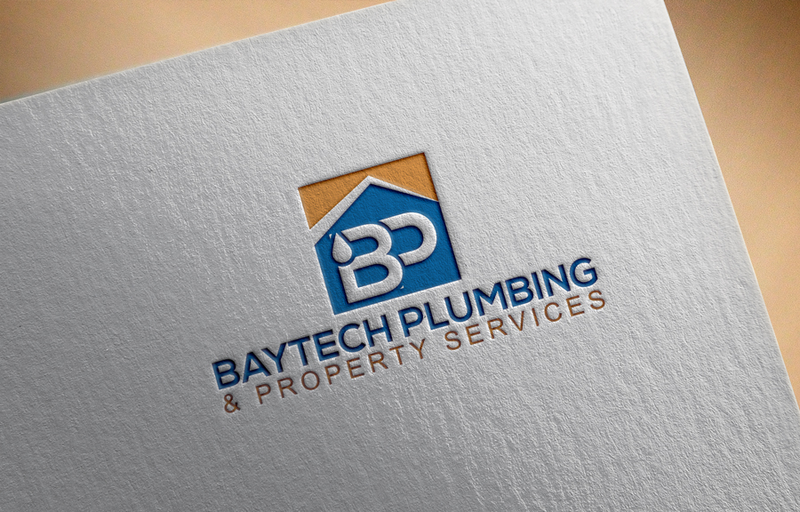 Logo-Design von Kontab für Baytech Plumbing & Property services  | Design #17974608