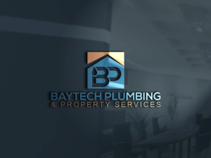 Logo-Design von Kontab für Baytech Plumbing & Property services  | Design: #17974609