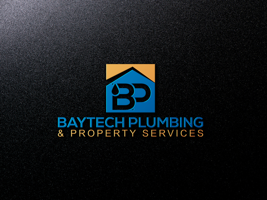 Logo Design by Kontab for Baytech Plumbing & Property services  | Design #17974611