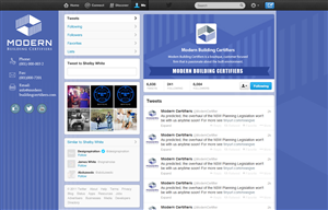 Twitter Design by Best Design Hub for Modern Building Certifiers | Design: #2768807