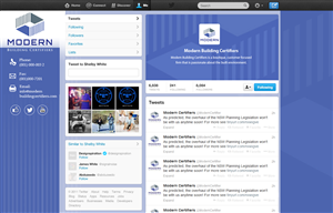 Twitter Design by Best Design Hub for Modern Building Certifiers | Design: #2789061