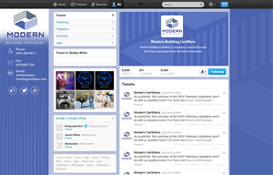 Twitter Design by Best Design Hub for Modern Building Certifiers | Design: #2824446