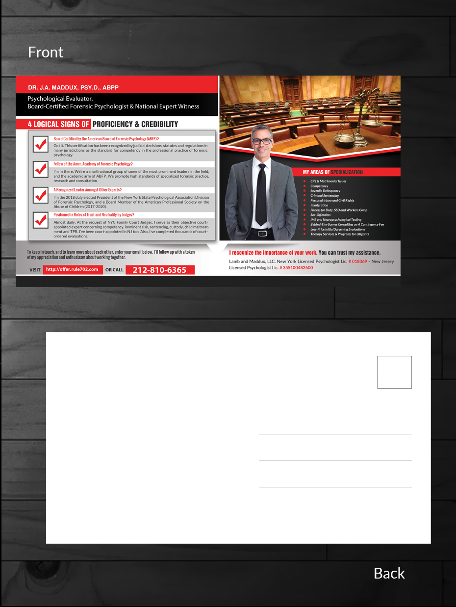 Postcard Design by innovative earth for this project | Design #17970874