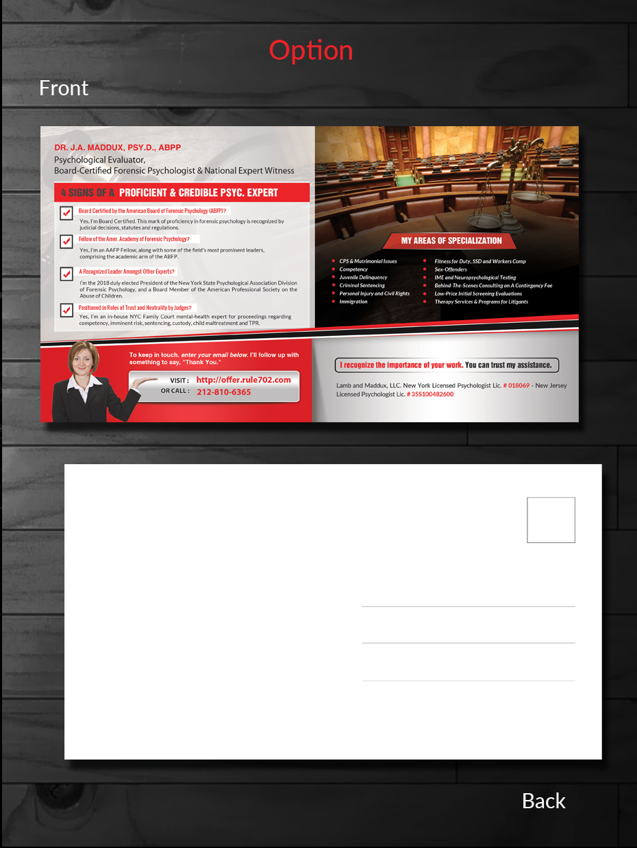 Postcard Design by innovative earth for this project | Design #17982941