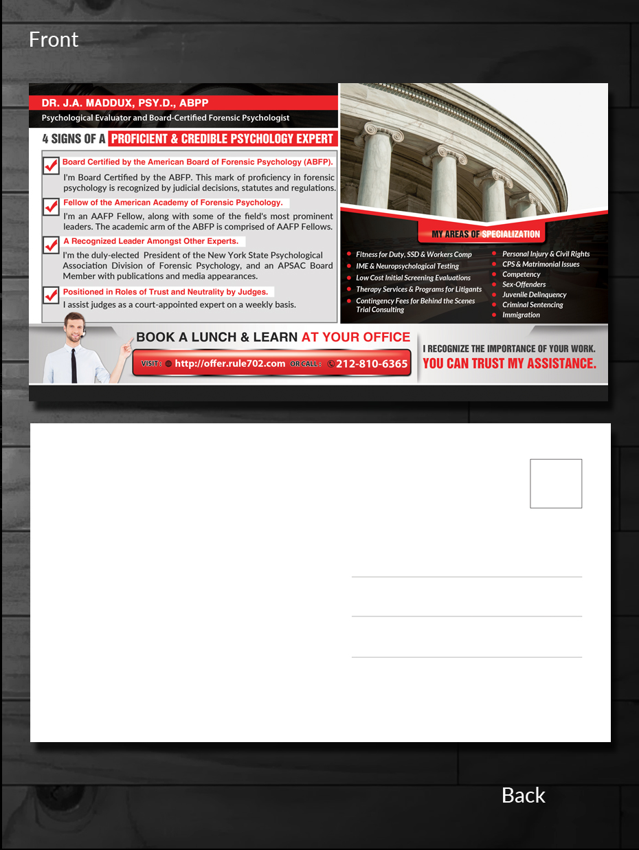 Postcard Design by innovative earth for this project | Design #18166086