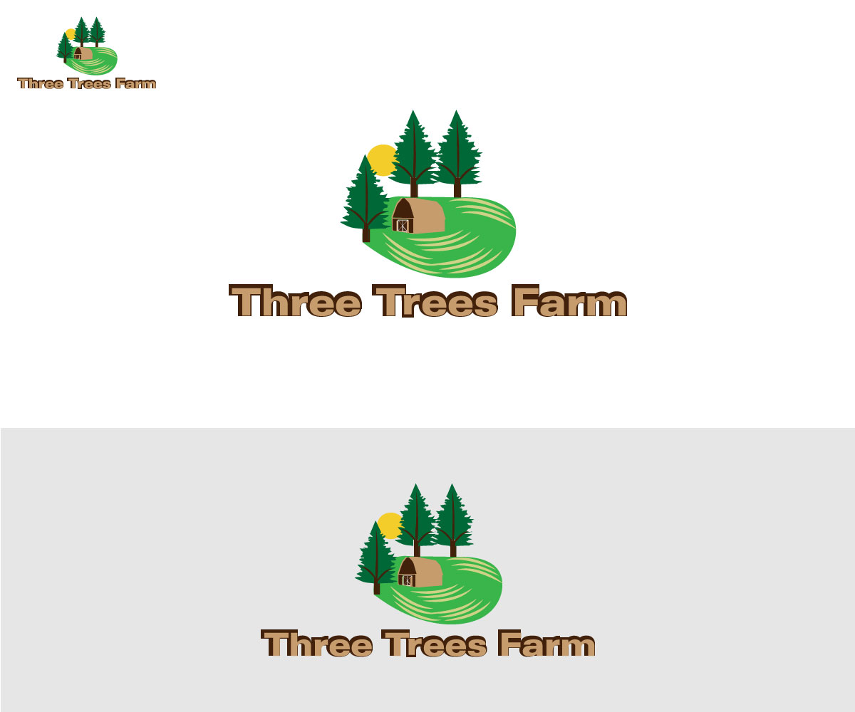 Design de Logo par eMARK pour Three Trees Farm | Design #17977298