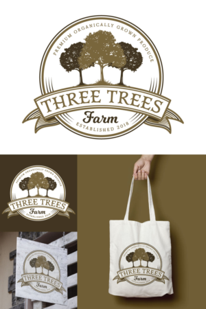 Design de Logo par 91.kremena.petrova pour Three Trees Farm | Design : #17970699