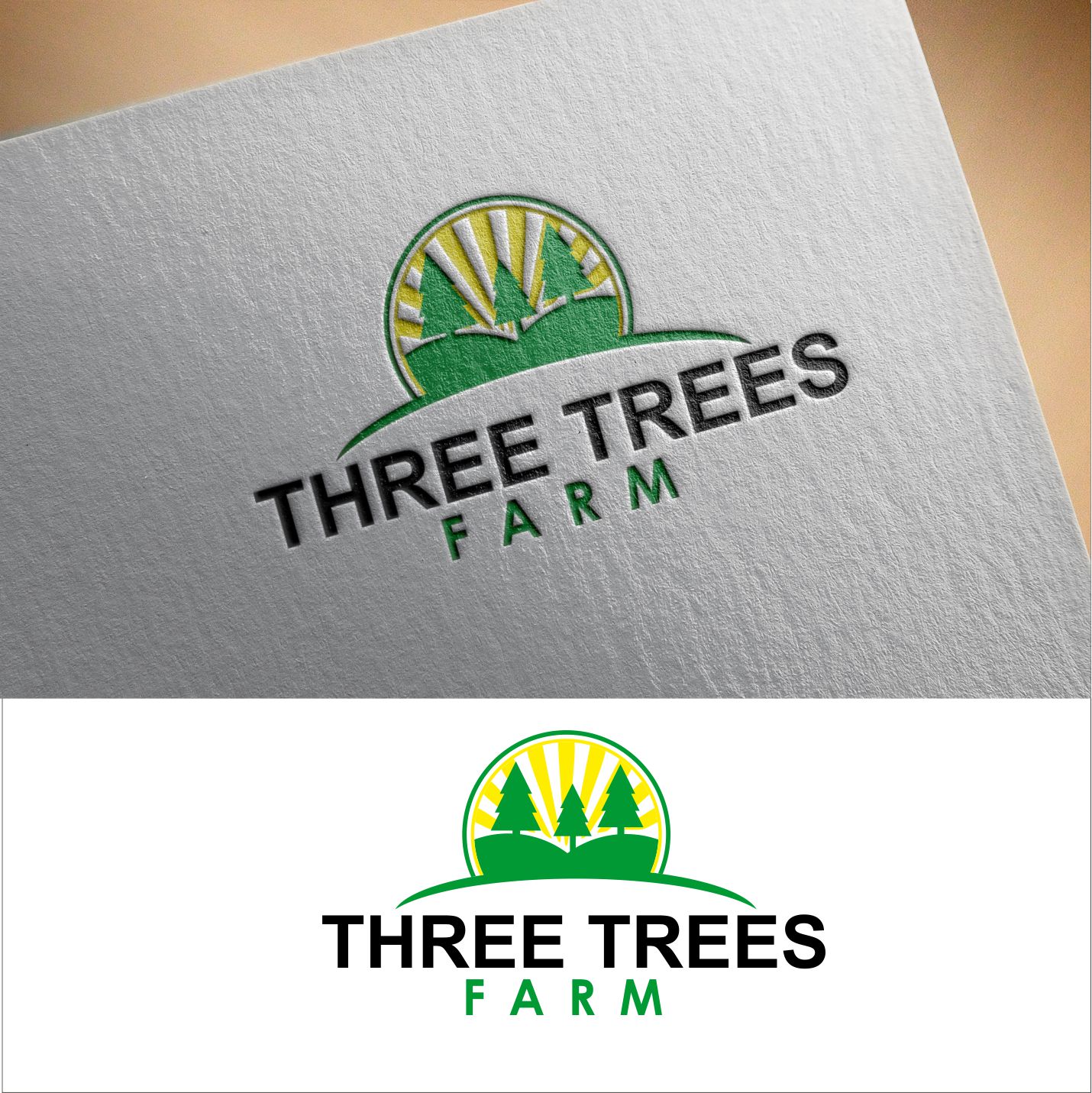Logo Design by deevillacarlos for Three Trees Farm | Design #17973010