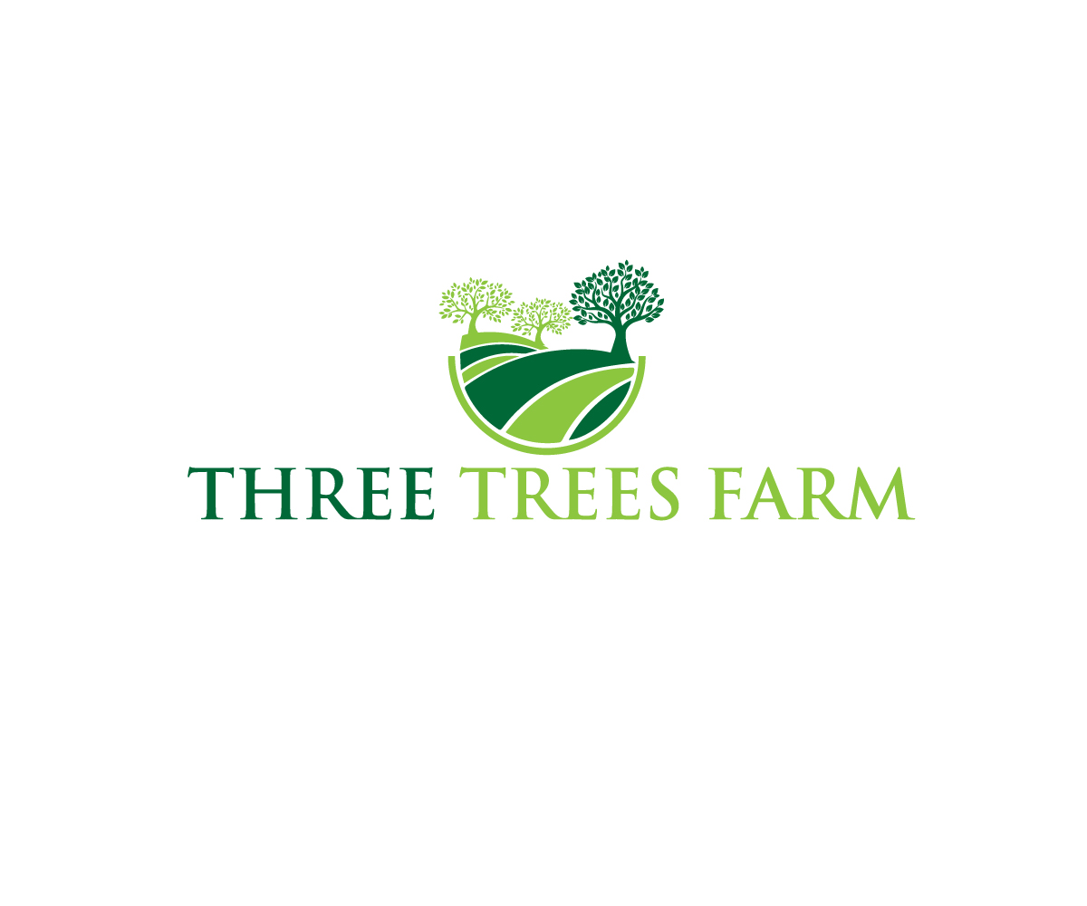 Logo Design by imyounuspathan 2 for Three Trees Farm | Design #17968707