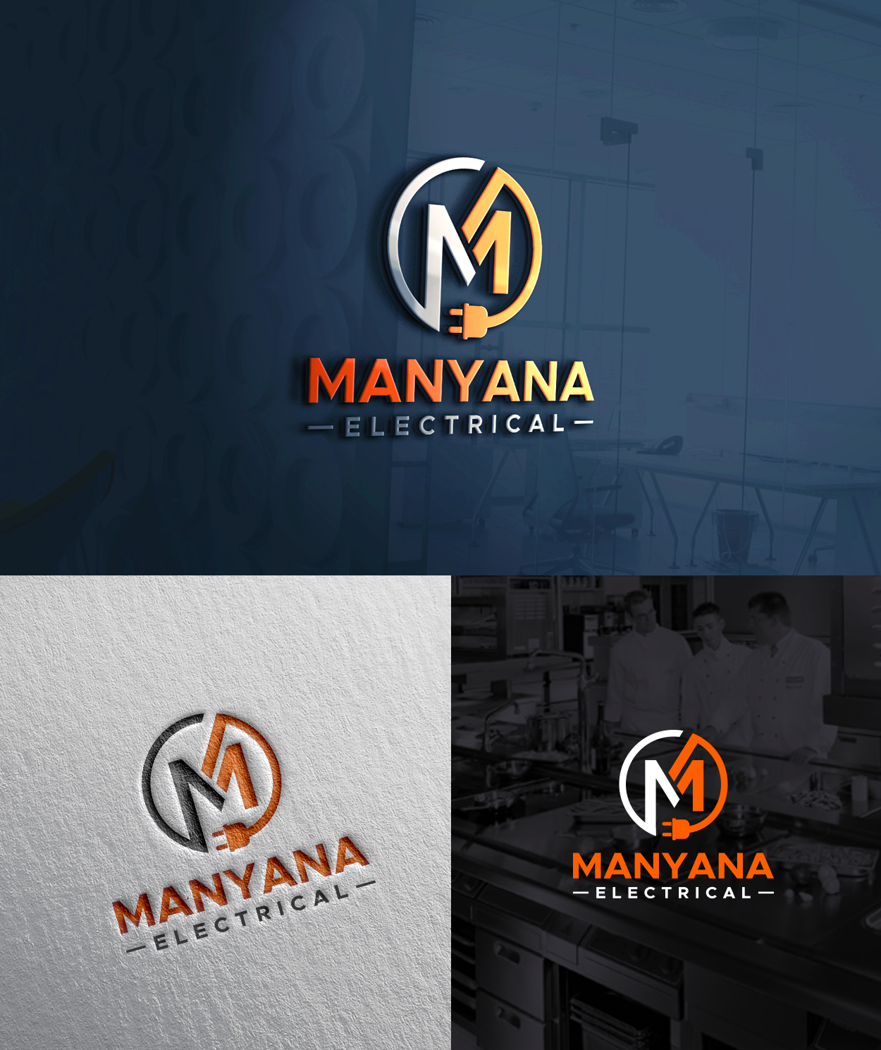 Logo Design by Ineffable GFX for Manyana Electrical | Design: #18004178