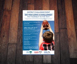 District Challenge Flyer for Holiday Program | Flyer Design by neboica