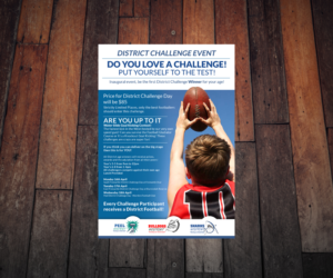 District Challenge Flyer for Holiday Program | Flyer Design by Nebojsa Aleksic