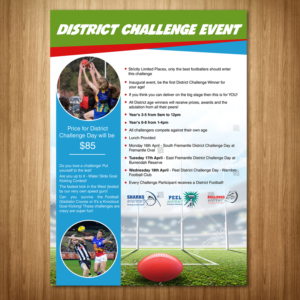 District Challenge Flyer for Holiday Program | Flyer Design by Schöpfer