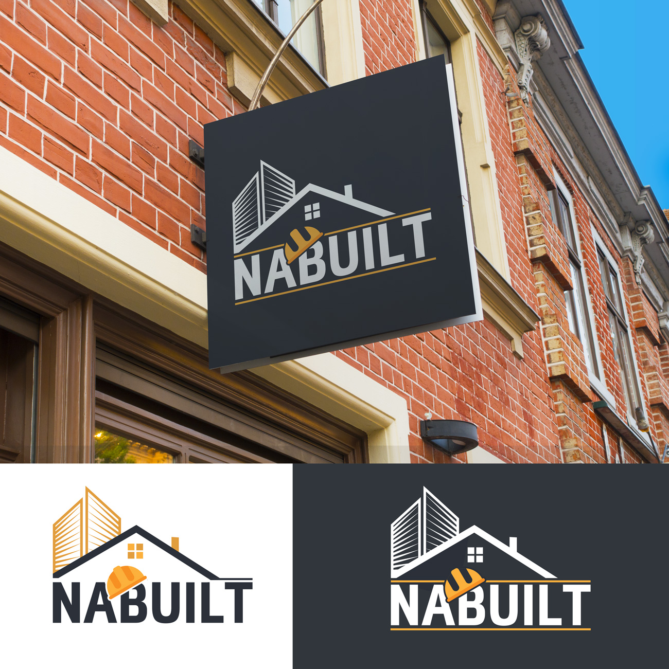 Logo Design by Impressive Solutions for Nabuilt  | Design #17982303