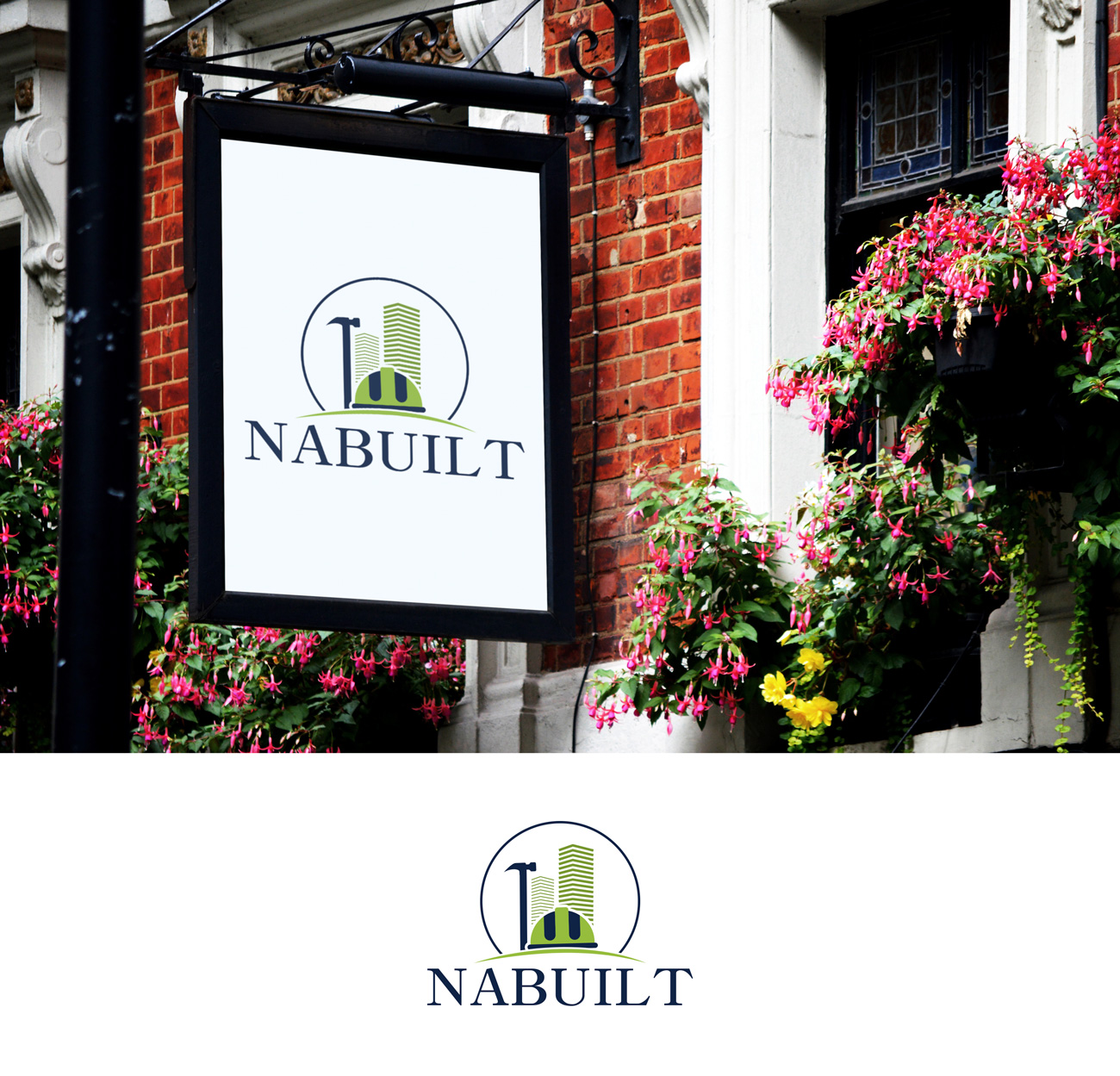 Logo Design by Impressive Solutions for Nabuilt  | Design #17982304