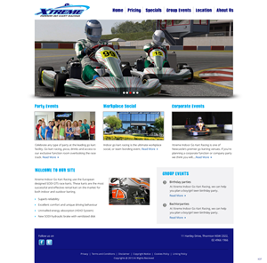 Diseño Web por pb para Xtreme Indoor Go Kart Racing Pty Ltd | Diseño: #2814276