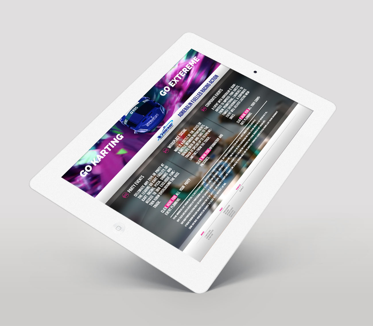 Diseño Web por 9tnine para Xtreme Indoor Go Kart Racing Pty Ltd | Diseño #2803839