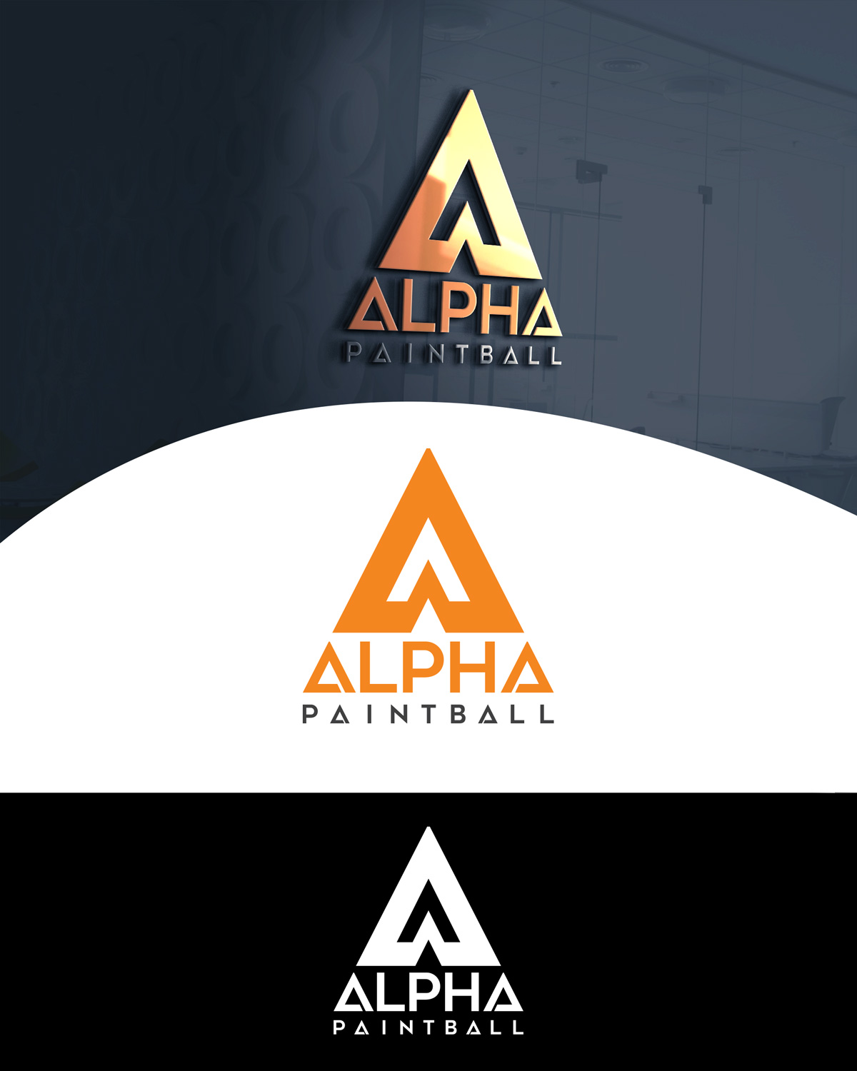 Logo Design by A S design @ for Alpha Paintball | Design #18064943