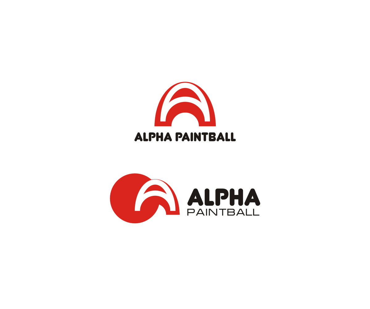 Logo Design by Aliaksandr 2 for Alpha Paintball | Design #18072847