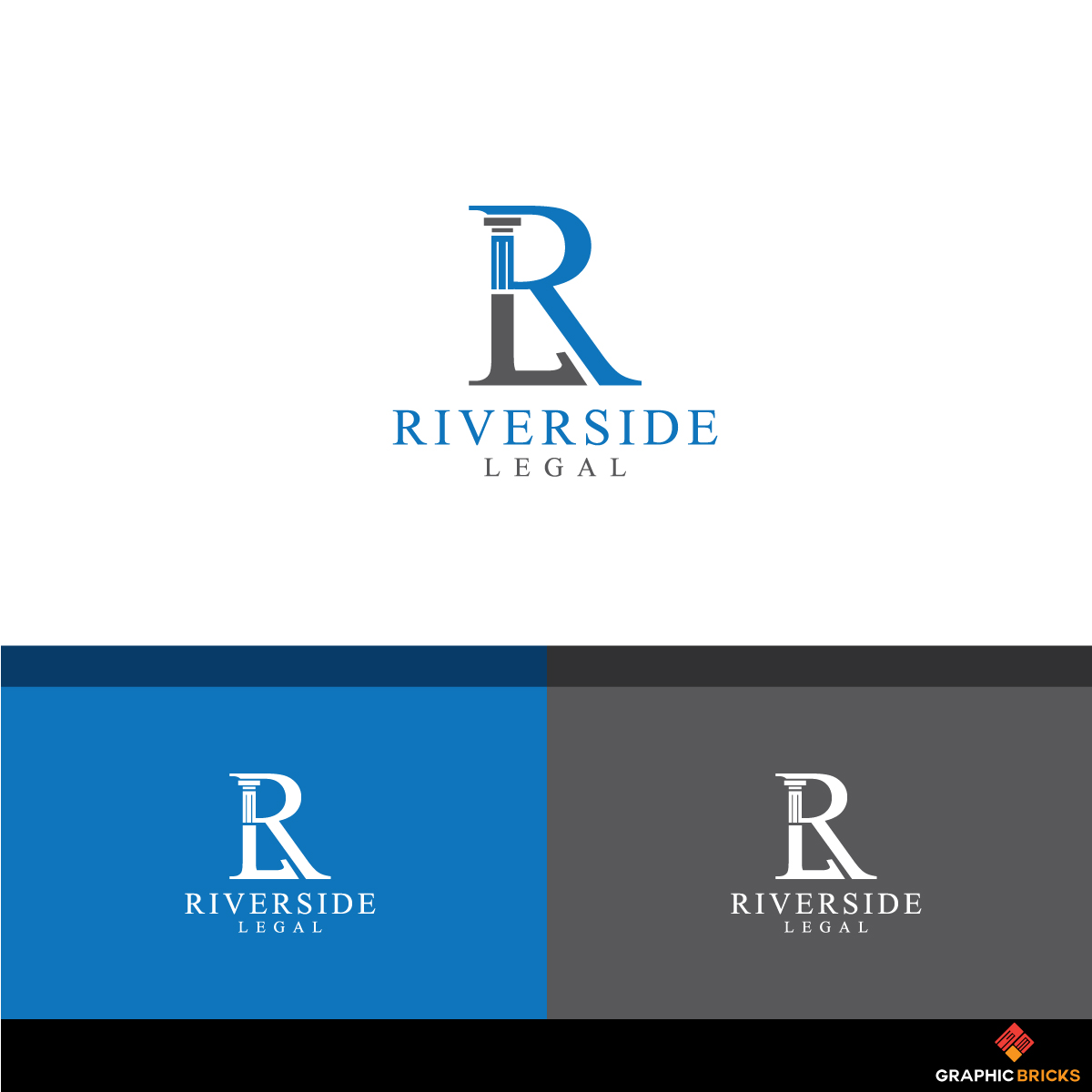 Logo Design by Graphic Bricks for Riverside Legal | Design #18059384
