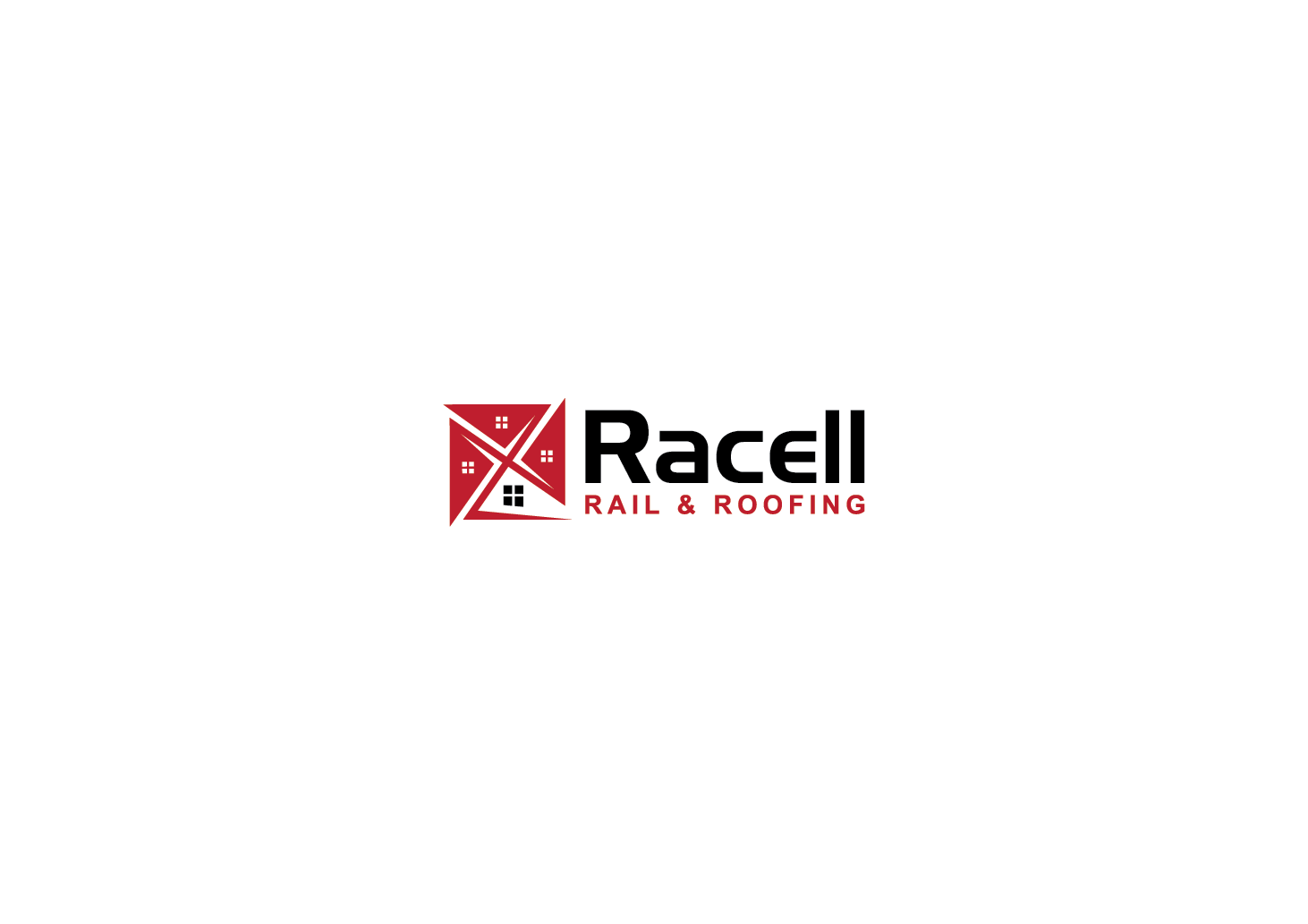 Bold, Professional, Construction Logo Design for Racell Rail & Roofing