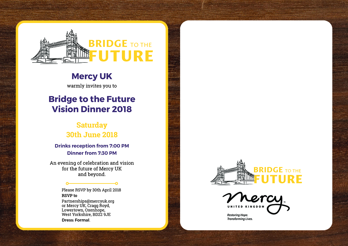 Invitation Design by Venus L. Penaflor for Mercy UK | Design #17987669