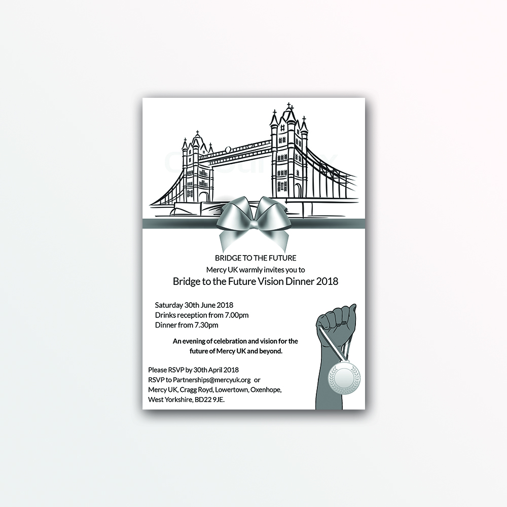 Diseño de Invitación por Spydaman para Mercy UK | Diseño #17985915