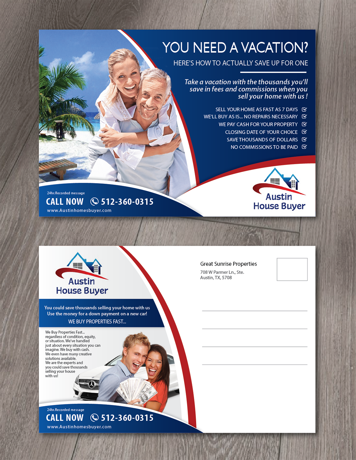 Postcard Design by alex989 for this project | Design #18007630
