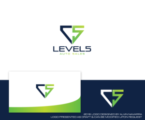 Diseño de Logo por alvinnavarra para Level 5 Auto Sales | Diseño: #18003148