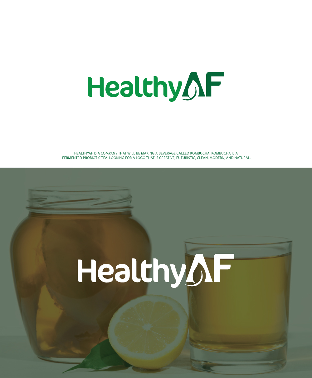 Logo Design by ecorokerz for HealthyAF LLC | Design #17982938