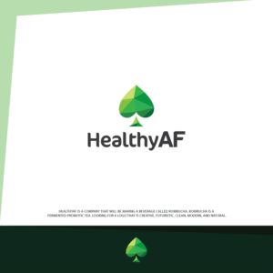 Logo Design by ecorokerz for HealthyAF LLC | Design: #18067070