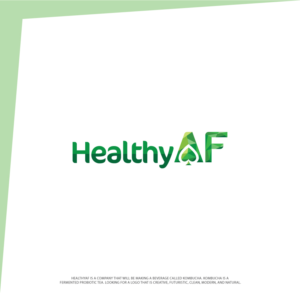 Logo Design by ecorokerz for HealthyAF LLC | Design #18076579