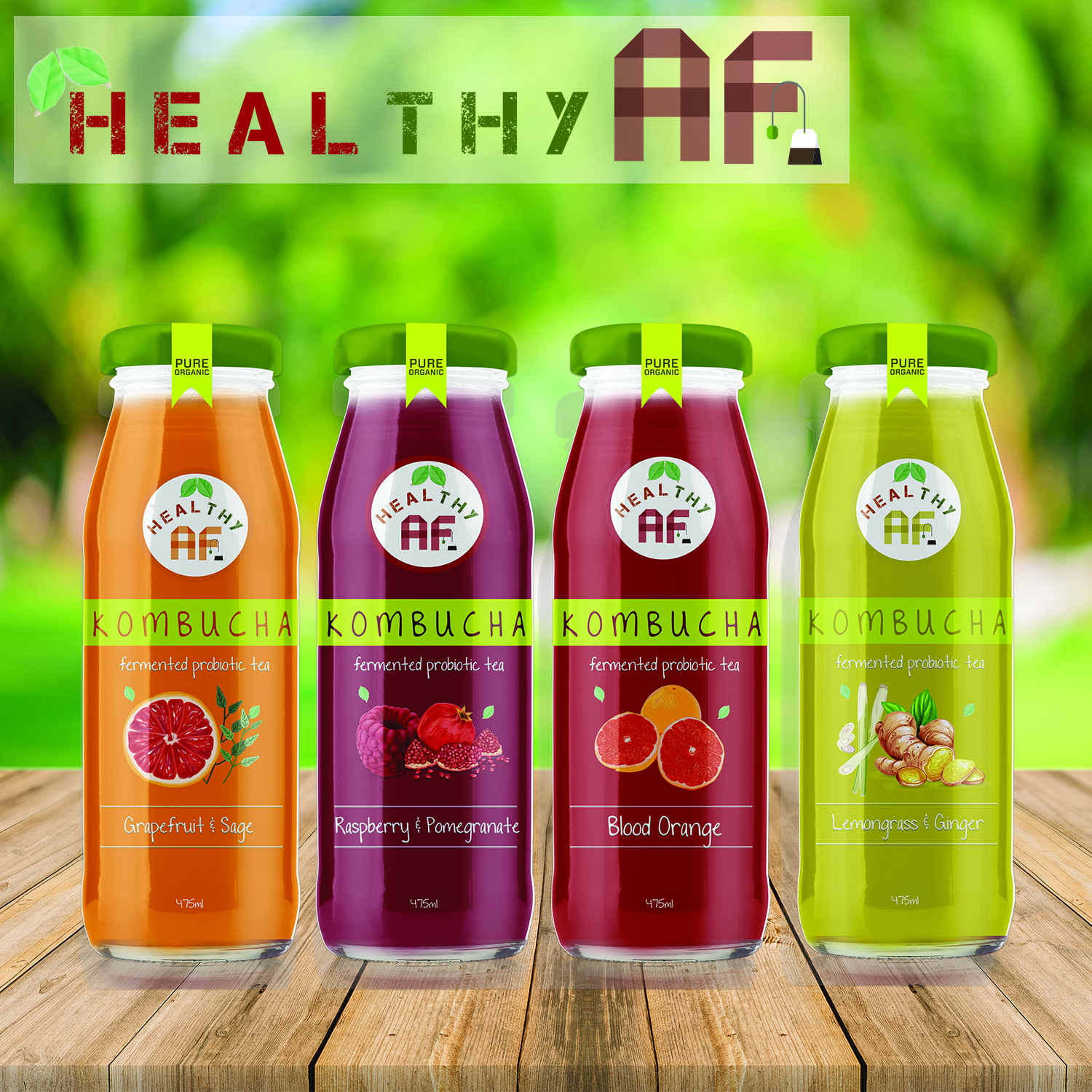 Logo Design by beck_136 for HealthyAF LLC | Design #18150060